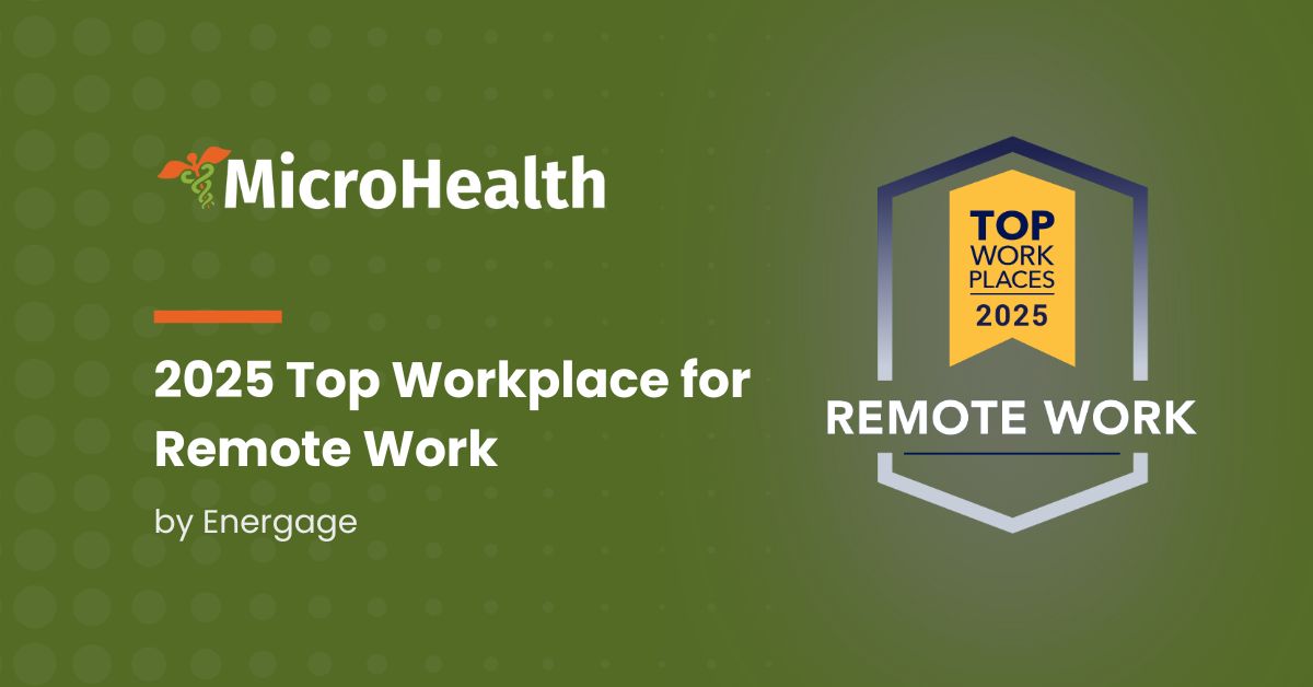 MicroHealth wins Top Remote Workplaces by Energage